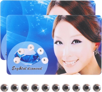 2 Packs Dental Jewelry Tooth Gems for Men Tooth Gems Tooth Gems Crystals for Teeth Tooth Accessories Tooth Gems Adhesive White Acrylic Decorations Major