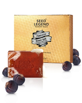 Berry Bar - All Natural Soap Alternatives for Face and Body Wash, Soap Free, Organic Exfoliating Facial Cleanser and Multipurpose Soap Substitutes, Calming and Nourishing for All Skin Types, Men and Women, Fragrance-Free and Gentle Formula (3oz/85g)