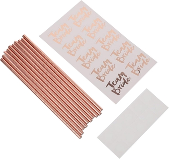 Bride Gifts 20pcs Bachelor Bachelor Party Party Straw Drinking Straws Party Supplies Party Beverage Straws Paper Straws Bar Straw Straws for Party Bride Drinking Straw