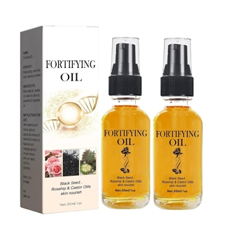Lalena Rosehip Oil, Fortifying Oil, Castor Oil Black Seed Oil Rosehip Oil Face Serum, Lilinas Castor Oil Black Seed Oil Rosehip, Pi Castor Oil Black Seed Oil Rosehip Face Serum, 30ml/1oz-2pcs