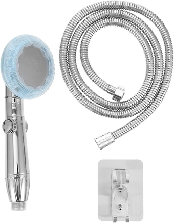 1 Set High pressure shower set handheld shower sprayer high pressure shower head handheld showerhead handheld sprayer filter shower head rainfall shower head tub jets Metal nozzle