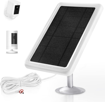 Ring Camera Solar Panel, Power for Ring Stick Up Cam Battery, Ring Spotlight Cam Battery, 13.2ft Long Cable, 6V4.5W Fast Charging, Cam not Include (1Pack)