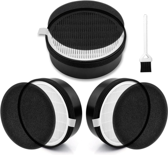 LV-H132 Replacement Filter for LEVOIT Air Purifier Replacement Filter LV-H132-RF, 3-in-1 H13 True HEPA Filter Replacement, 3 Pack