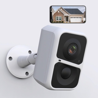 Security Cameras Indoor/Outdoor Spotlight & Siren 1080P Battery Powered WiFi Cameras, AI Motion Detection,PIR Sensing,Bird Watching Camera, 2-Way Talk, IP65