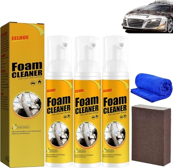 2023 New All Around Master Foam Cleaner, Master Foam Cleaner, Multi Purpose Foam Cleaner, Foam Cleaner All Purpose, Foam Cleaner for Car, Car Magic Foam Cleaner (100ml, 3pcs)