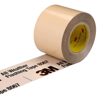 All Weather Flashing Tape 8067, 3 in x 75 ft, 1 Roll, Adhesive Backed Split Liner, Prevents Moisture Intrusion, Waterproof Flashing Seals Doors, Windows, Openings in Wood Frame Construction