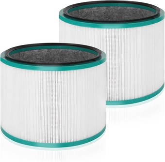 Air Purifier Filter Replacement for Dyson HP01 HP02 DP01 DP02 Desk Air Purifiers, 360° Combi Glass Hepa Carbon Air Purifier Filter Fit for Dyson Pure Hot Cool Link Air Purifier, Part # 968125-03
