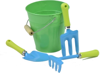 &   10051 JustorKids Kids Water Pail with arden Tools Set, reen
