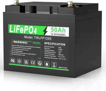 12V 50Ah LiFePO4 Battery 2000+ Deep Cycle Lithium Iron Phosphate Fast Charging Battery, Built-in BMS Rechargeable Battery for Backup Power, Solar, Marine, Home Energy Storage, Off-Grid