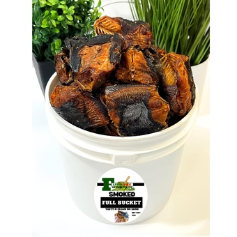 Smoked Catfish (FULL BUCKET (45 PIECES) 4LB)