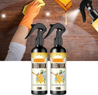 Furniture Beeswax Furniture Polish Spray - Natural Micro-Molecularized Beeswax Spray Original Beeswax Furniture Polish, Beeswax Spray Cleaner for Wood (2pcs)
