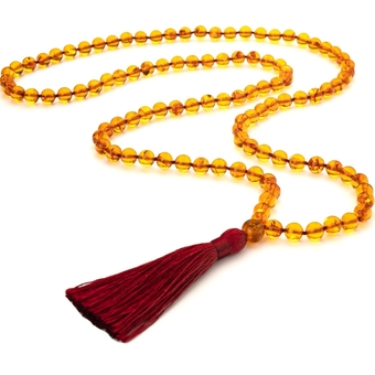 Mala 108 Prayer Beads - Handmade - Mala Necklace - Tibetan Mala Prayer Beads Meditation Beads Yoga Necklace