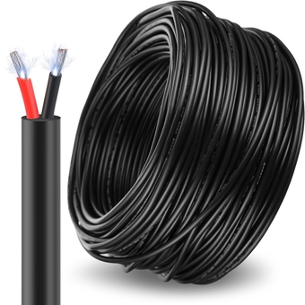20 Gauge Wire 20awg Electric Wire Low Voltage Landscape Wire 200ft/61m Tinned Copper Hookup Wire Extension Stranded Wire LED Cable for for LED Lamps Lighting Automotive UL Listed (2C)