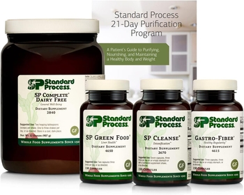 Standard Process Purification Kit with SP Complete Dairy Free and Gastro-Fiber - Weight Management and Detox and Liver Support with Milk Thistle, Rice Protein, Fiber, Choline, and Calcium
