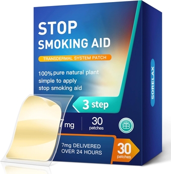 【30 Patches】Smoking Aid Stop Smoking Patch Step 3, Easy and Effective Anti-Smoking Stickers - Best Product to Quit Smoking (Stop Smoking Step 3 [7 mg])