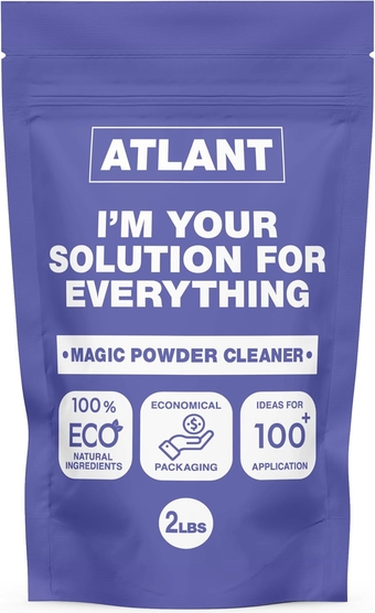 Stain Remover & Brightener Unscented (32 Oz) Magic Powder Oxygen Bleach Color Safe Active Wear Odor Eliminator Baby, Laundy and Kitchen Essentials (1 pack)