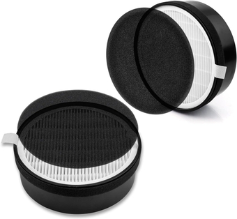 LV-H132 Replacement Filter for LEVOIT Air Purifier Replacement Filter LV-H132-RF, 3-in-1 H13 True HEPA Filter Replacement, 2 Pack
