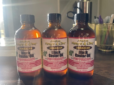 Jamaican Mango & Lime Jamaican Mango Black Castor Oil-Peppermint (Pack of 3)