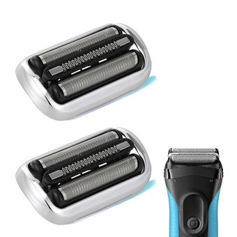 73S-Series 7 Shaver Replacement Foil & Blade Compatible with Braun Series 7 Replacement Head for Braun S7 Electric Razor 7020s,7025s,7085cc,7027cs,7071cc,7075cc（2pcs 73s Foil & Cutter)