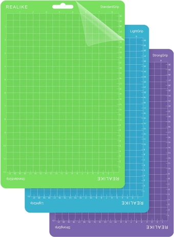 8.5”x12” Cutting Mat for Cricut Joy Xtra (StandardGrip, LightGrip, StrongGrip 3 Mats), Variety Adhesive Cutting mats for Cricut Joy Xtra Accessories