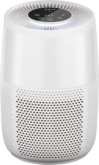 HEPA Quiet Air Purifier, From the Makers of  Pot with Plasma Ion Technology for Rooms up to 630ft2; removes 99% of Dust, Smoke, Odors, Pollen & Pet Hair, for Bedrooms & Offices, Pearl