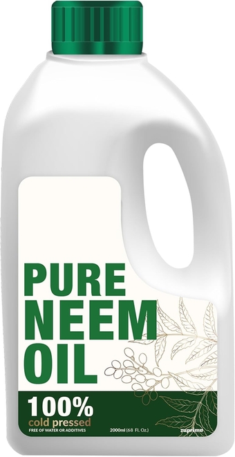 Pure Neem Oil for Plants - Organic Neem Oil Spray for Plants,100% Cold Pressed Neem Oil, All-Natural Neem Oil Concentrate Leaf Polish for Plants, Pure Neem Oil - (68 Oz)