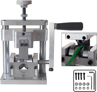 Miniature Machine Hand Electric Drill Drive Wire Stripping Machine for Manual Wire Stripping Machines with a Diameter of 2mm to 20mm/0.079 to 0.787 "for Scrap Copper Wire Stripping