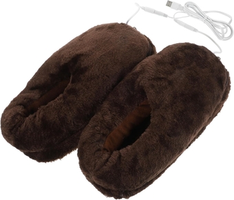 3 Pairs Rechargeable Heated Socks Men Electric Heating Shoes Warming Slippers Comfy Slippers for Men Fuzzy Slides for Women Home Slippers for Men Heating Slippers Foot Insole Men's