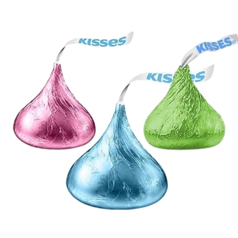 Hershey's Kisses| Healthy Chocolate Treats, Great for Wedding, Easter, Christmas, Halloween, Movies | Individually Wrapped, (Easter) 2 Pounds