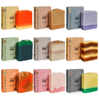 All Natural Soap Bar Handmade Organic Soap Scented with Premium Essential Oils (S_Combo_01)