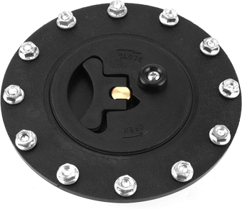 Fuel Cell Gas Tank Filler Cap Twist Cover Fitting Flame Resistance with Nut Bolt Universal Gas Tank Filler Fitting Car Accessory