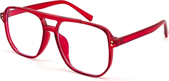 Blue Light Blocking Glasses Fake Nerd Clear Square Computer Lightweight Pilot Glasses Frame Oversized B2866