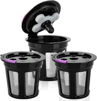 Reusable K Cups for Keurig Supreme Multistream Series-3 Packs Universal compatible with Keurig Reusable Coffee Pods-Leakproof Refillable K Cups for All Keurig 2.0 & 1.0 Brewers, BPA Free