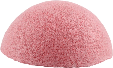 Konjac Konnyaku Fiber Face Sponge, Puff Exfoliator Tools Included Bamboo Charcoal Ingredients, Face Exfoliating Loofah for Use with Wash