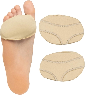 Ball of Foot Pads Metatarsal Cushions for Metatarsalgia, Arthritis and Sesamoid Pain Relief 1 Pair (Large, Women 8-10, Men 9-11)