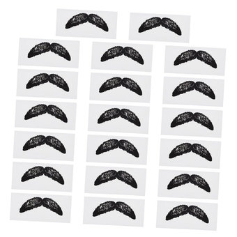 20pcs Stickers Hair Removal Wax Strips Mustache Protector Sticker Mens Sticking Stuffers Eyebrow Remover Face Cleaning Tools Personal Care Supplies Modeling Miss Protective Case