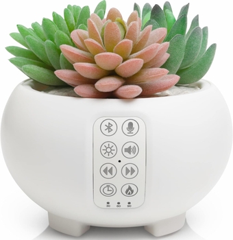 【3 in 1】White Noise Sound Machine for Sleep Adults Kids Baby – White Noise Machine for office privacy & noise canceling - Pink and Brown Noise, Lullaby’s and Nature Sleep Sounds for Deep Restful Sleep