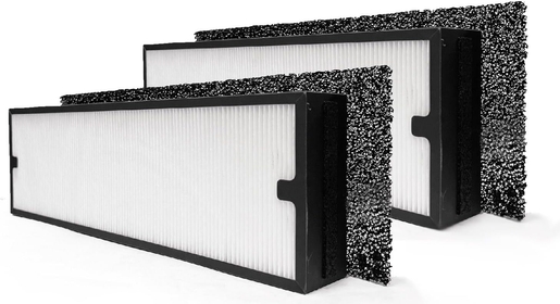 Particle/Carbon HEPA Filter Set For Blueair Sense+ Sense Air Purifier | Removes Smoke, Chemical VOCs, Odor, Pet Dander | 2 Sets