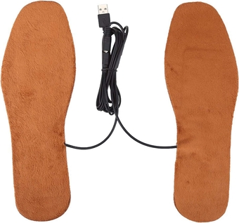 Heating Insoles, Women Men USB Electric Powered Heating Shoes Insoles, Feet WarmthKeeping Pads
