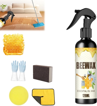 Natural Micro-Molecularized Beeswax Spray, Natural Beeswax Furniture Polish, Original Beeswax Furniture Polish, Wood Seasoning Beewax (1pc)