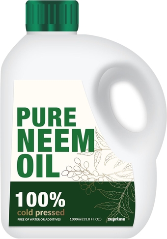Pure  Neem Oil for Plants - Organic Neem Oil Spray for Plants,100% Cold Pressed Neem Oil, All-Natural Neem Oil Concentrate Leaf Polish for Plants, Pure Neem Oil - (34 Oz)