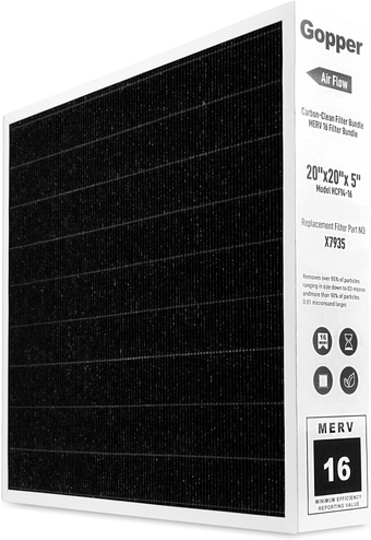 X7935 20x20x5 Air Filter Merv 16 Filter Bundle,Replacement Filter Media For Hcc14-23 len-nox Air Filters,honey-well Filter Models Fc100a1011 And Fc200e1011, (Actual Size: 20 x 19.75 x 4.38 Inches)