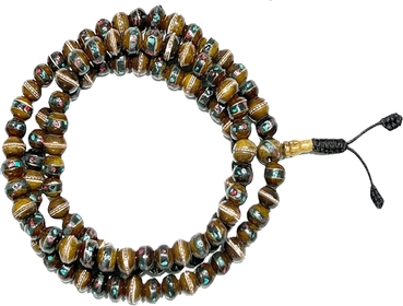 108 Beads Meditation Prayer Beads Necklace Healing Power Tibetan Buddhist Wrist Japa Mala