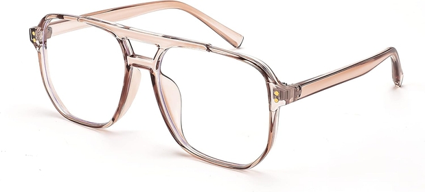 Blue Light Blocking Glasses Fake Nerd Clear Square Computer Lightweight Pilot Glasses Frame Oversized B2866