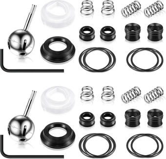 Kitchen Faucet Cartridge Repair Kit, Compatible with Delta/peerless Faucet 86970 Single Handle #70 Ball Valves and Lever Handles, Fix Dripping Faucets, Stainless Steel (2 Packs)