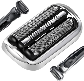 73S for Braun Series 7 Replacement Head,73S Foil & Cutter Replace Blade Wet and Dry Suitable for Braun S7 ProSkin 7020s,7025s,7085cc,7089cc,Etc Silver (73S)