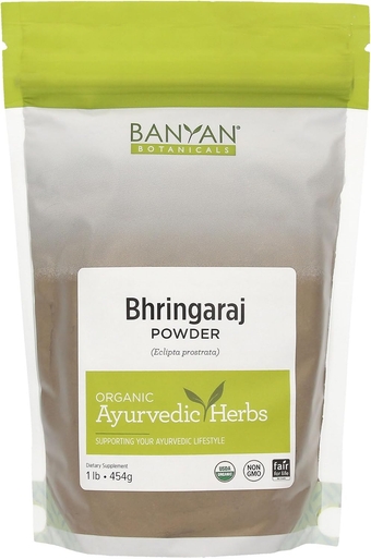 Bhringaraj Powder (Eclipta alba) – Organic Herbal Powder for Beautiful Hair – for a Calm Mind and Healthy Hair, Nails, Bones, and Teeth* – 1 lb. – Non-GMO FFL Vegan