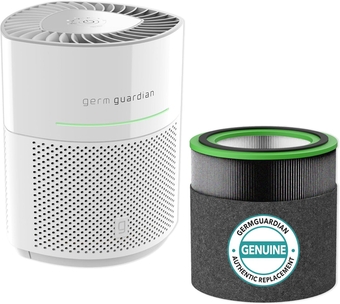 Germ Guardian AirSafe+ Intelligent Air Purifier AC3000W +  Filter V Toxin Clear HEPA Genuine Air Purifier Replacement Filter FLT151VO Bundle