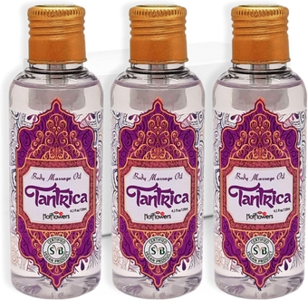 Body Sensual Massage Oil Set for Moisturizer and Nourish The Skin – Women and Couples (Tantrica)