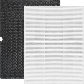116130 Filter H Replacement for Winix 5500-2 and AM80 Air Puri-fier, Include 1 Set H13 True HEPA Filter and Activated Carbon Odor Filter